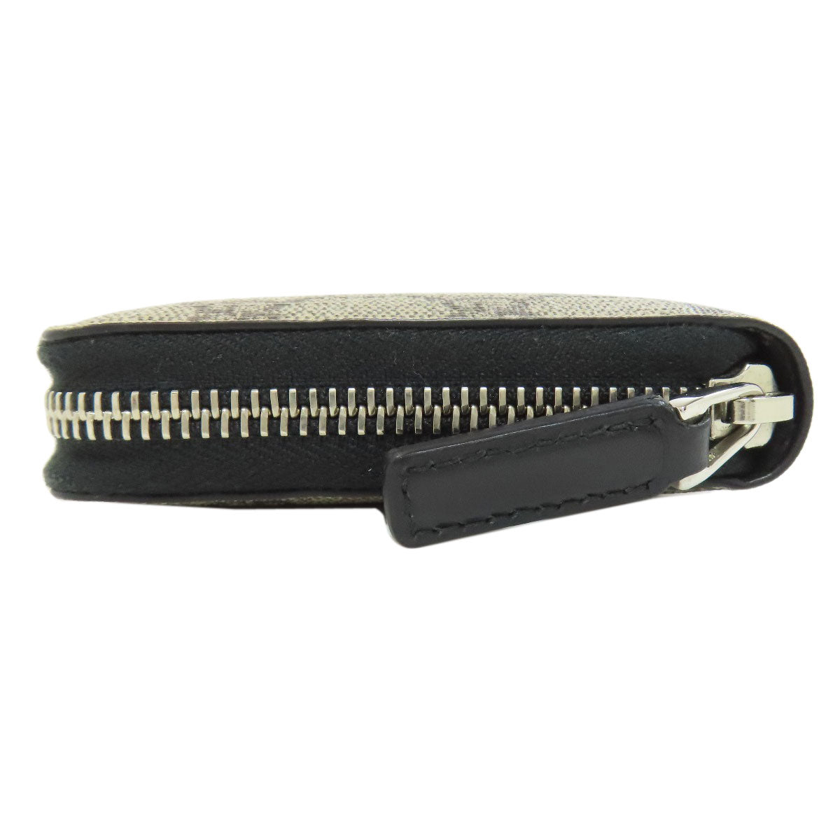 GUCCI Long Wallet Purse 451249 PVC black GG Supreme
