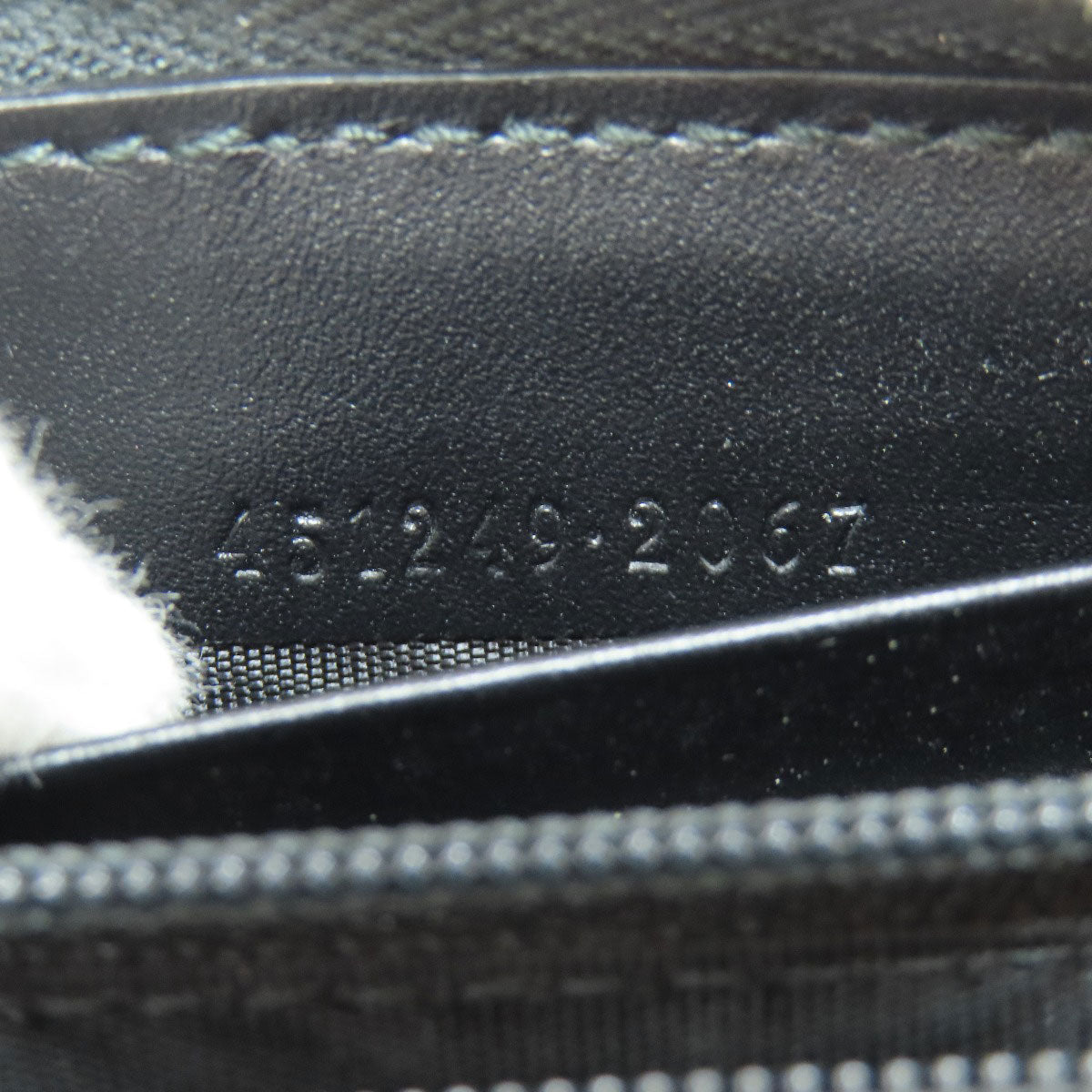 GUCCI Long Wallet Purse 451249 PVC black GG Supreme