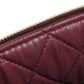 CHANEL Cosmetics Pouch Grained Calfskin Skin black Matelasse Gold Metal