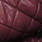 CHANEL Cosmetics Pouch Grained Calfskin Skin black Matelasse Gold Metal