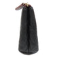 CHANEL Cosmetics Pouch Grained Calfskin Skin black Matelasse Gold Metal