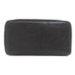 CHANEL Long Wallet Purse Grained Calfskin Skin black COCO Mark SilverMetal Women Used Authentic
