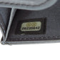 CHANEL Coin case lambskin gray COCO Mark Vstitch Gold Metal Women Used Authentic