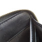 CHANEL Long Wallet Purse lambskin black Camellia Gold Metal Women Used Authentic