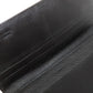 PRADA Long Wallet Purse Nylon black logoMetal