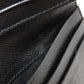 PRADA Long Wallet Purse Nylon black logoMetal