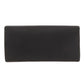 PRADA Long Wallet Purse Nylon black logoMetal