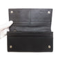 PRADA Long Wallet Purse Nylon black logoMetal