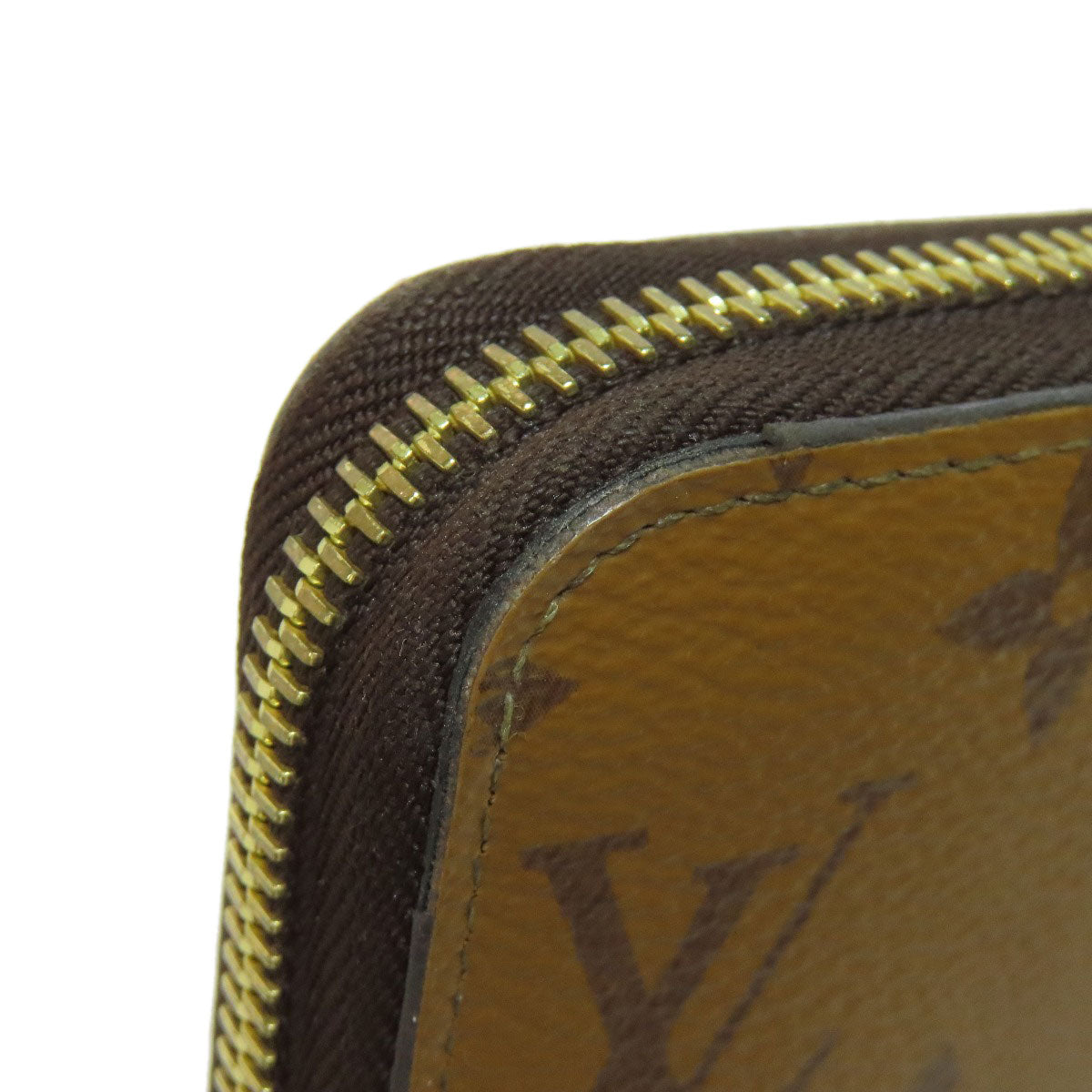LOUIS VUITTON Long Wallet Purse M82444 Monogram reverse Brown Zippy wallet