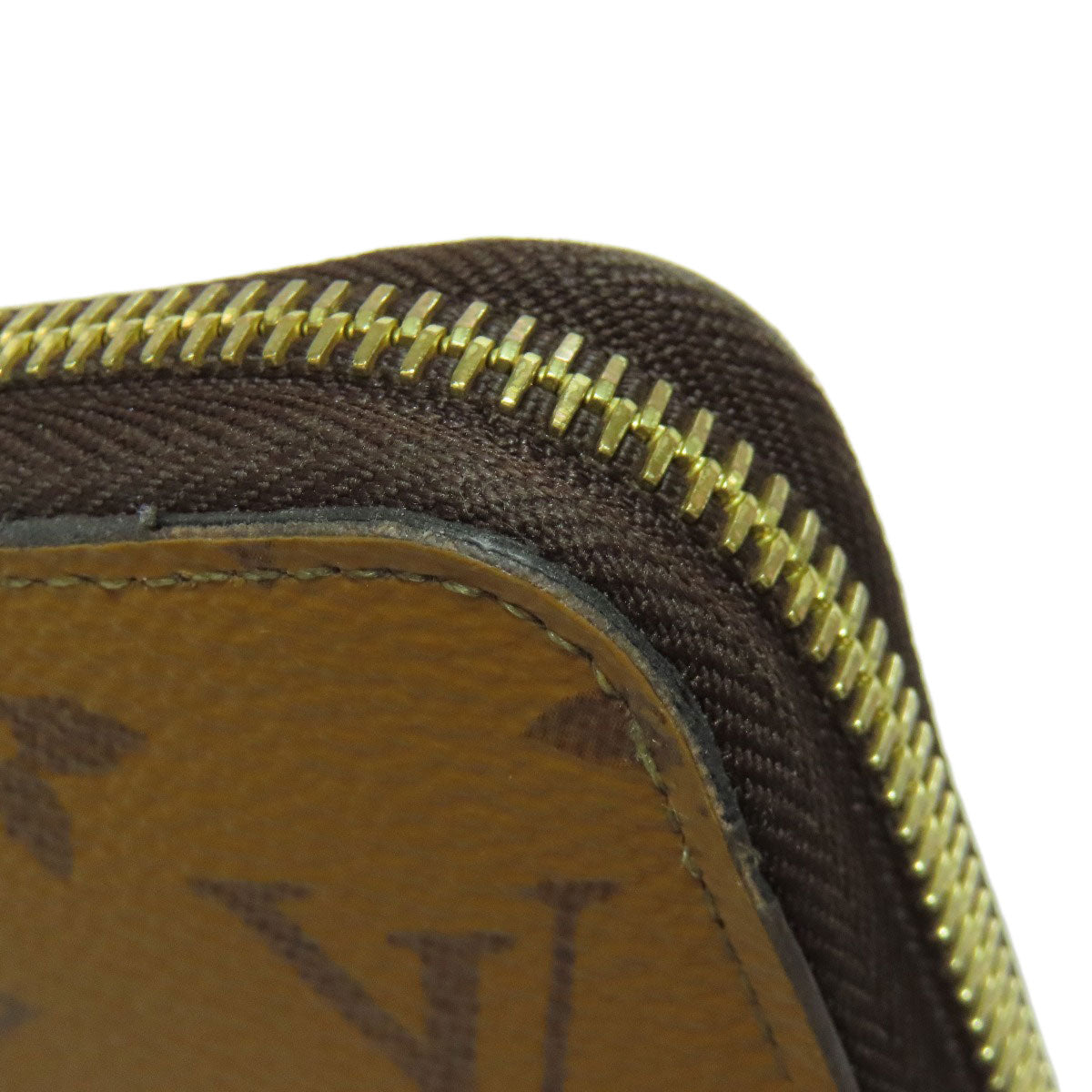 LOUIS VUITTON Long Wallet Purse M82444 Monogram reverse Brown Zippy wallet