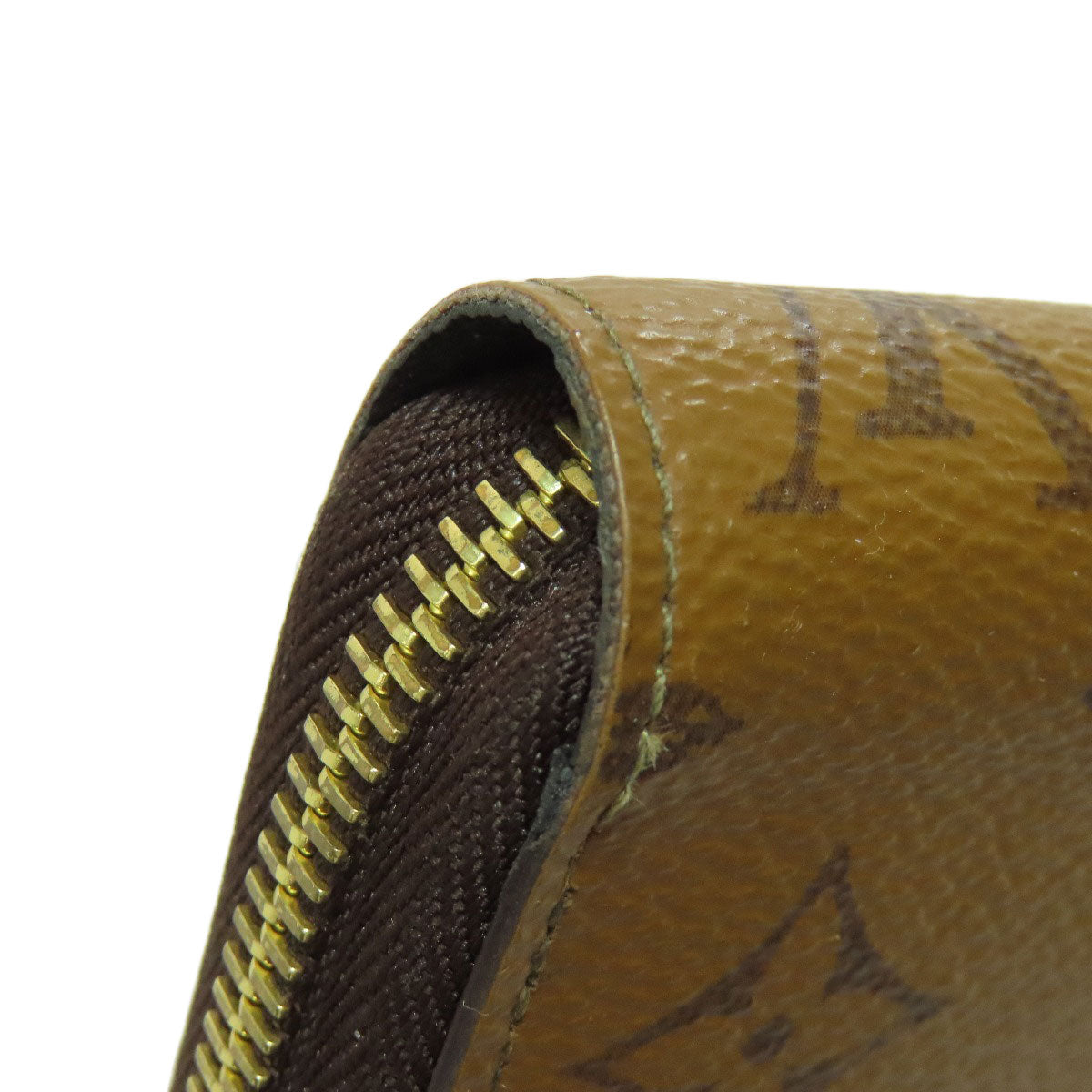 LOUIS VUITTON Long Wallet Purse M82444 Monogram reverse Brown Zippy wallet