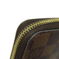 LOUIS VUITTON Long Wallet Purse N60046 Damier canvas Brown Zippy wallet Women Used Authentic