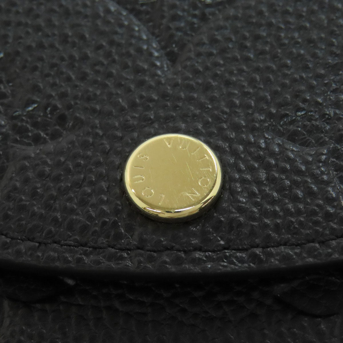 LOUIS VUITTON Coin case M81455 Ann Platt black Portomonet Rosali