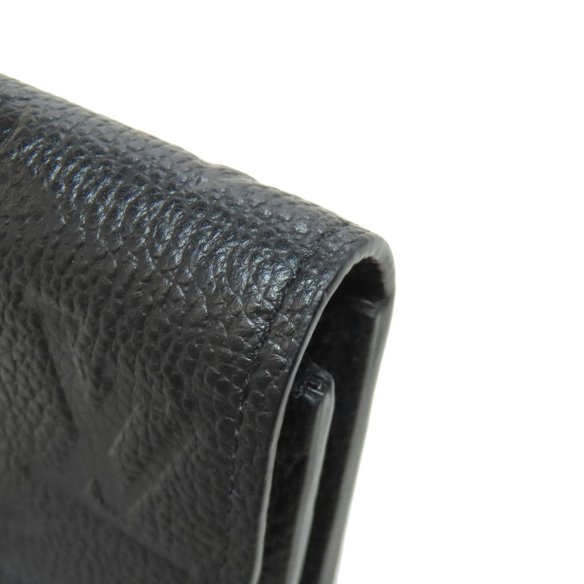 LOUIS VUITTON Coin case M81455 Ann Platt black Portomonet Rosali