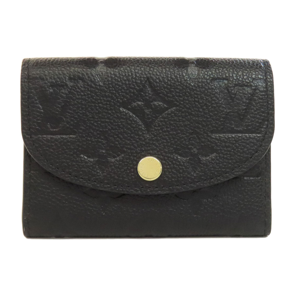 LOUIS VUITTON Coin case M81455 Ann Platt black Portomonet Rosali