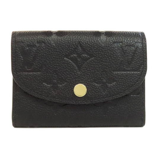 LOUIS VUITTON Coin case M81455 Ann Platt black Portomonet Rosali