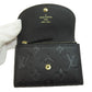 LOUIS VUITTON Coin case M81455 Ann Platt black Portomonet Rosali