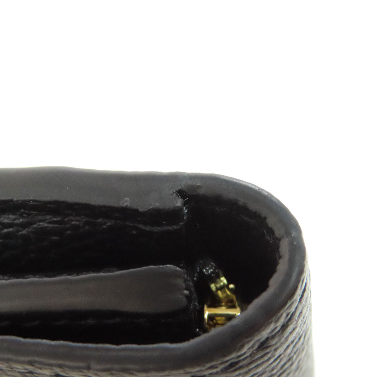 LOUIS VUITTON Coin case M81455 Ann Platt black Portomonet Rosali