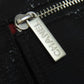 CHANEL Long Wallet Purse Nylon black Travel line Women Used Authentic