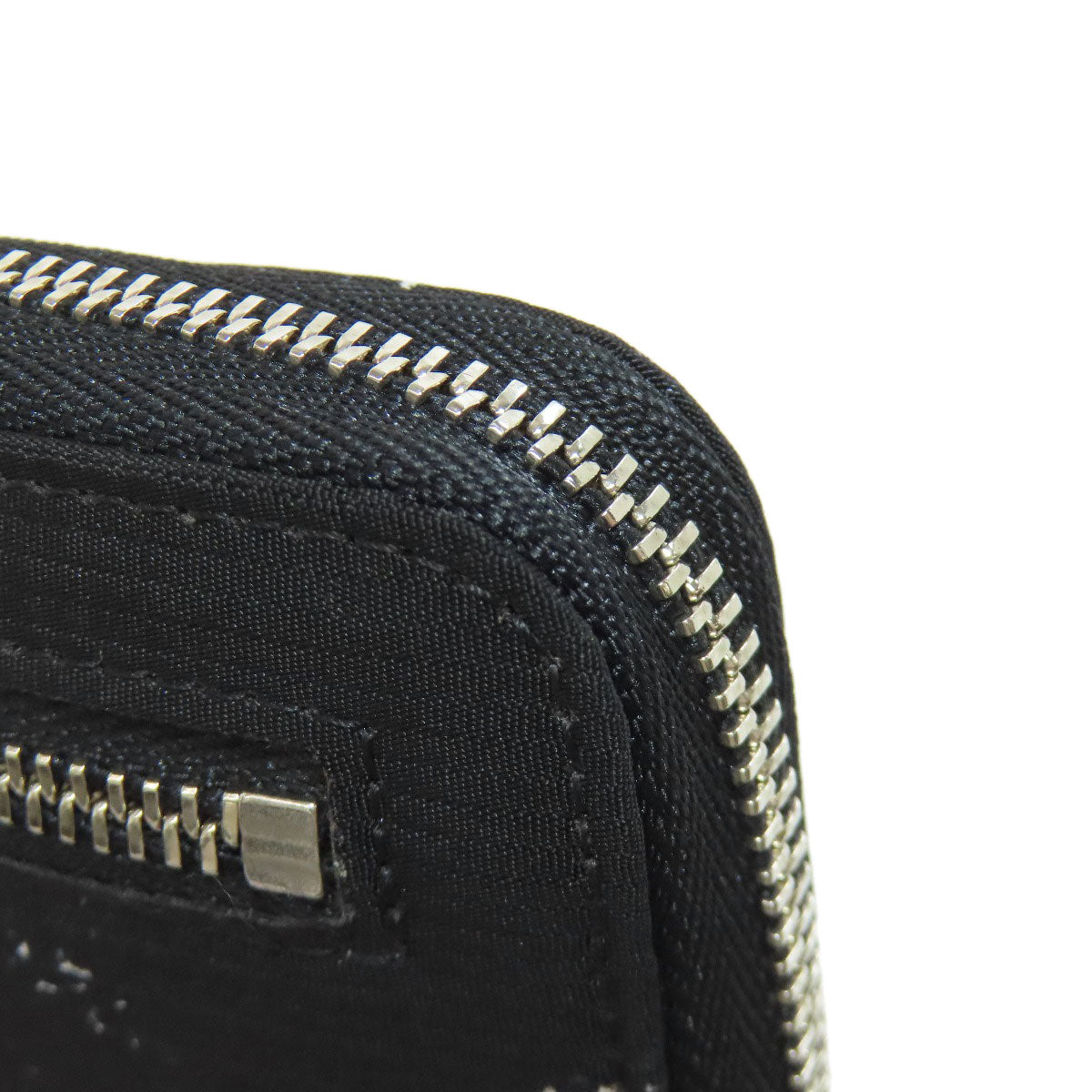 CHANEL Long Wallet Purse Nylon black Travel line Women Used Authentic