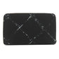 CHANEL Long Wallet Purse Nylon black Travel line Women Used Authentic