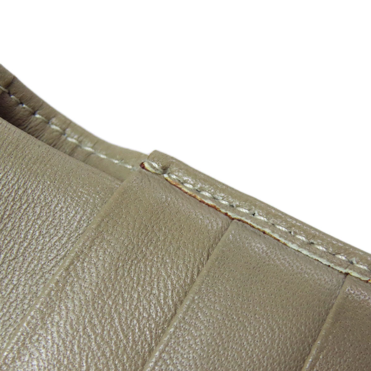 LOEWE Bifold Wallet lambskin green anagram Women Used Authentic