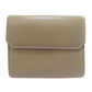 LOEWE Bifold Wallet lambskin green anagram Women Used Authentic