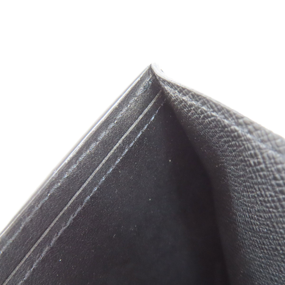 LOUIS VUITTON Bifold Wallet N63336 Damier canvas black Portefeuille�EMarco NM mens Used Authentic