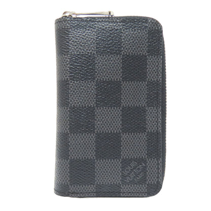 LOUIS VUITTON Coin case N63076 Damier canvas gray Zippy coin purse