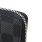 LOUIS VUITTON Coin case N63076 Damier canvas gray Zippy coin purse