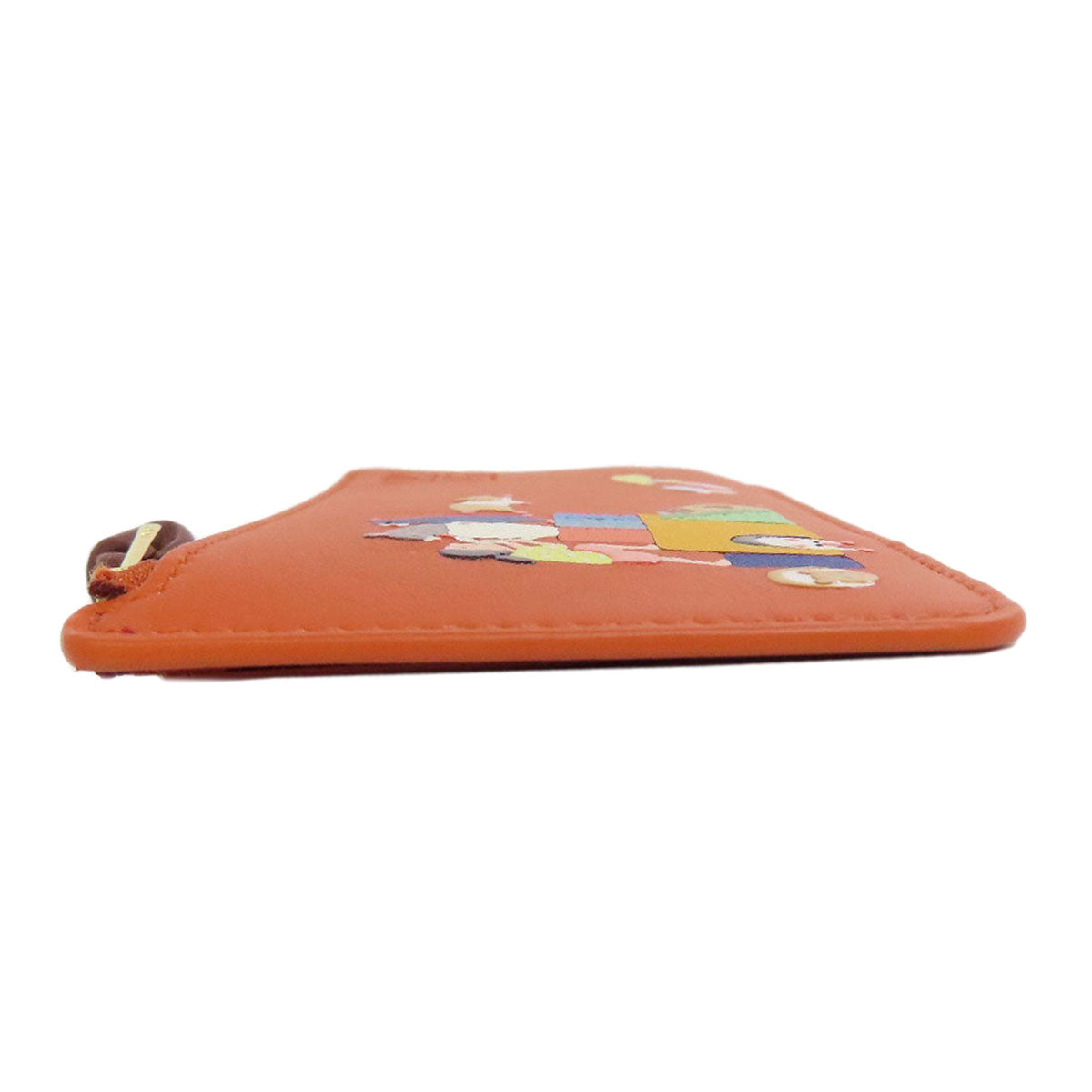 LOEWE Coin case leather multicolor Hamster motif Women Used Authentic