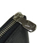 LOUIS VUITTON Long Wallet Purse Damier canvas black Zippy wallet Vertical Women Used Authentic