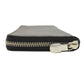 LOUIS VUITTON Long Wallet Purse Damier canvas black Zippy wallet Vertical Women Used Authentic