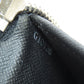 LOUIS VUITTON Long Wallet Purse Damier canvas black Zippy wallet Vertical Women Used Authentic