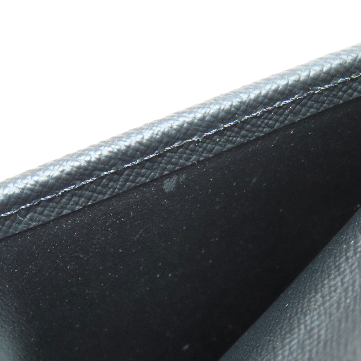 LOUIS VUITTON Long Wallet Purse Damier canvas black Zippy wallet Vertical Women Used Authentic