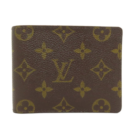 LOUIS VUITTON Bifold Wallet M60895 Monogram canvas Brown Portefeuille Women Used Authentic