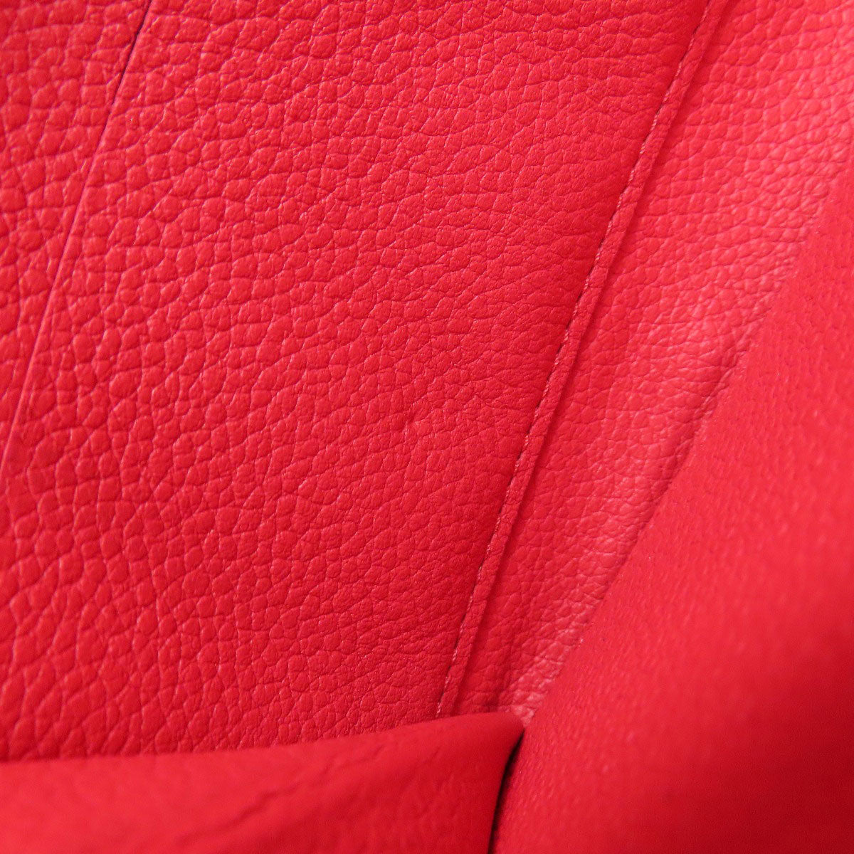 LOUIS VUITTON Long Wallet Purse M61788 Ann Platt Red Zippy wallet old Women Used Authentic