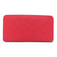 LOUIS VUITTON Long Wallet Purse M61788 Ann Platt Red Zippy wallet old Women Used Authentic