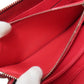 LOUIS VUITTON Long Wallet Purse M61788 Ann Platt Red Zippy wallet old Women Used Authentic