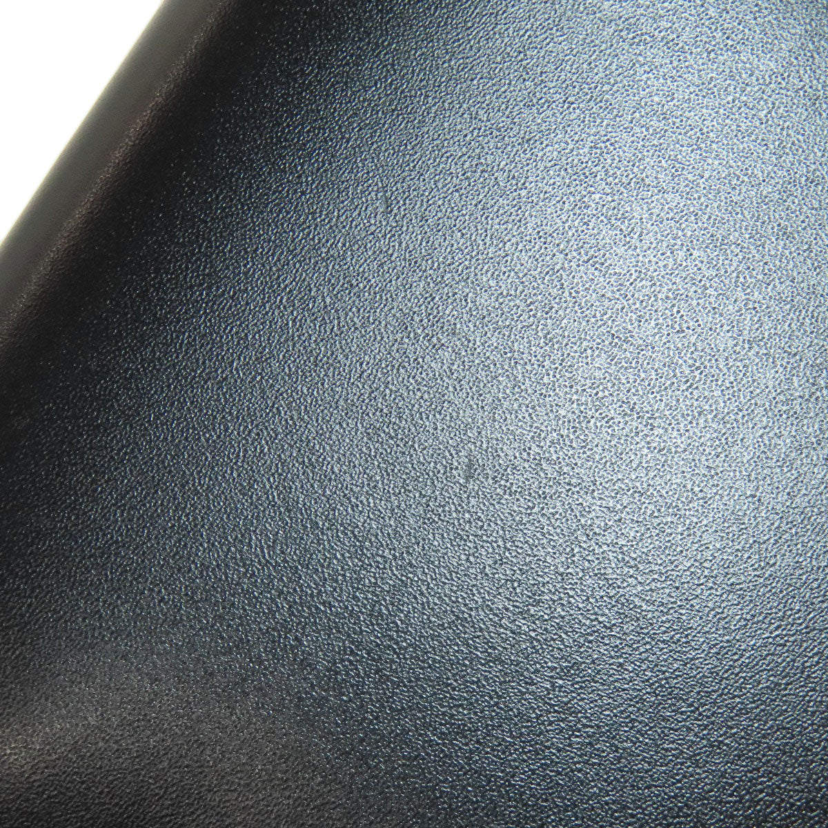PRADA Bifold Wallet leather black logo mens Used Authentic