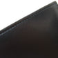 PRADA Bifold Wallet leather black logo mens Used Authentic