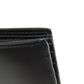 PRADA Bifold Wallet leather black logo mens Used Authentic