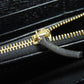 GUCCI Long Wallet Purse 772642 leather black logo Women Used Authentic