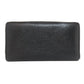 GUCCI Long Wallet Purse 772642 leather black logo Women Used Authentic