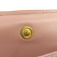 CELINE Bifold Wallet leather pink Tri-fold wallet