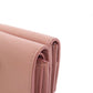 CELINE Bifold Wallet leather pink Tri-fold wallet