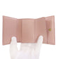 CELINE Bifold Wallet leather pink Tri-fold wallet