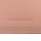 CELINE Bifold Wallet leather pink Tri-fold wallet