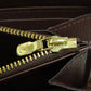 LOUIS VUITTON Long Wallet Purse N41661 Damier canvas Brown Zippy wallet