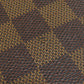 LOUIS VUITTON Long Wallet Purse N41661 Damier canvas Brown Zippy wallet